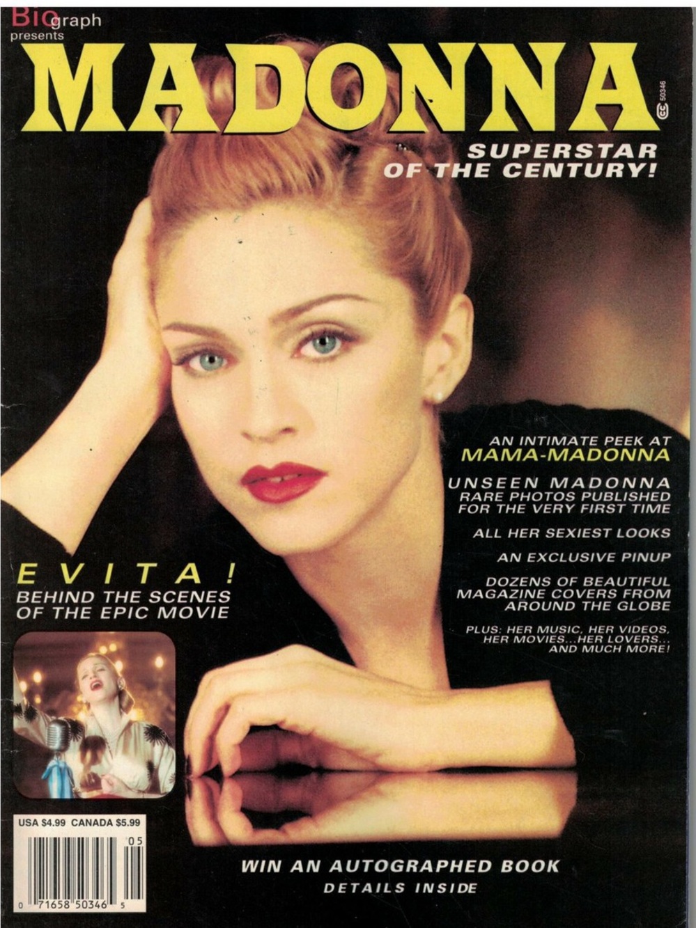 RARE vintage Madonna Magazine Photobook